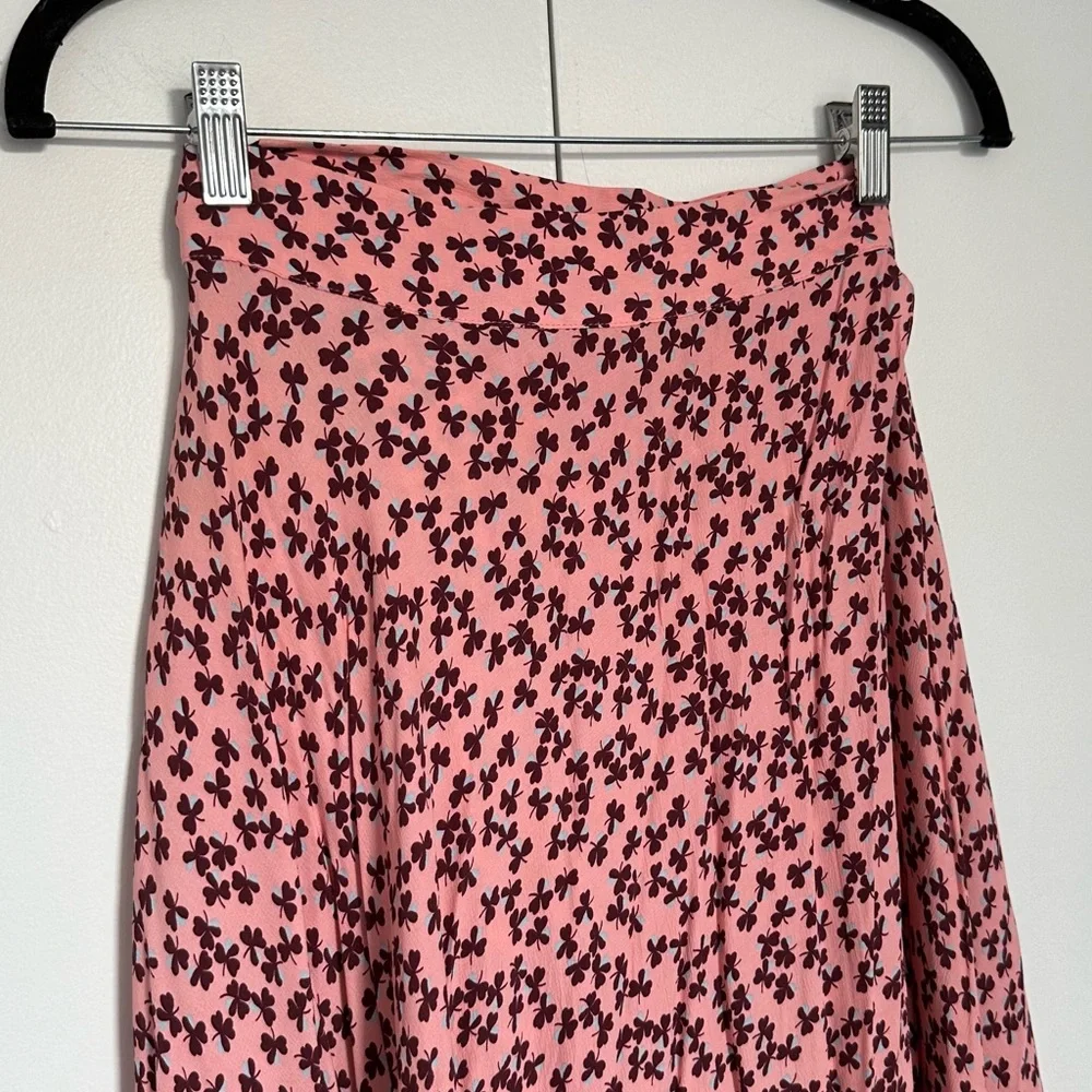 Alexis Floral Print Full Length Wrap Skirt - Picture 8 of 12